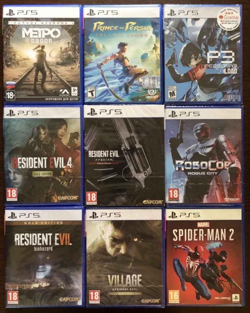 Sony PlayStation 5: Resident Evil, Mafia Silent Hill, UFC Tekken Stalker 2, Cyberpunk 2077 Ultimate Edition, Baldurs Gate 3, Doom Elden Ring, Hitman — фото 4