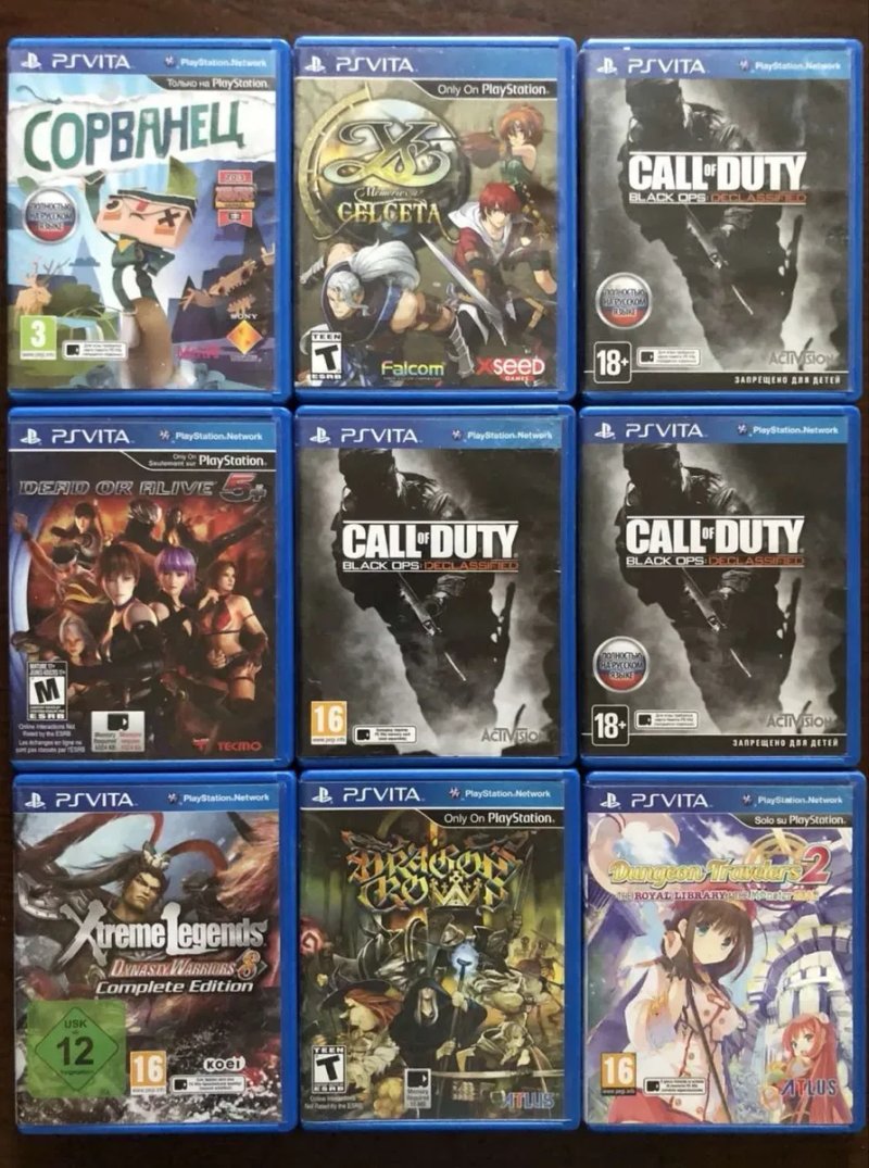 Sony PS Vita: Silent Hill, Resident Evil, Metal Gear Solid, Сорванец Rayman Batman Ratchet,  Sly Cooper Soider-Man Angry Birds, Dragon Crown NFS COD — фото 3