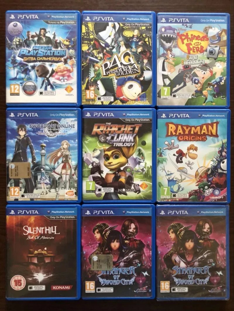 Sony PS Vita: Silent Hill, Resident Evil, Metal Gear Solid, Сорванец Rayman Batman Ratchet,  Sly Cooper Soider-Man Angry Birds, Dragon Crown NFS COD — фото 4
