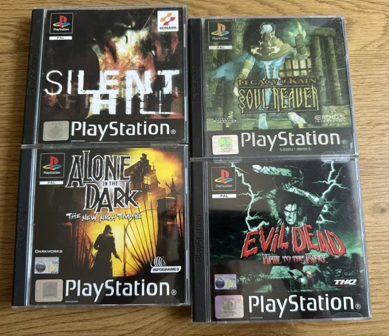 Sony PlayStation 1: Silent Hill, Doom Dino Crisis, Final Fantasy GranTurismo Legacy of Kain Soul Reaver, Alone in the Dark, Evil Dead Driver Spyro — фото 8