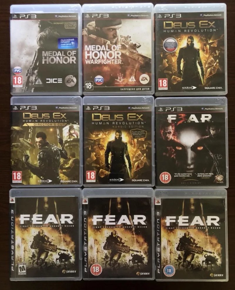Sony PS3: Armored Core, Скрежет Металла, FarCry Need for Speed, Batman Resistance FEAR Transformers Fall of Cybertron, Aliens vs Predator, Deus Ex — фото 8