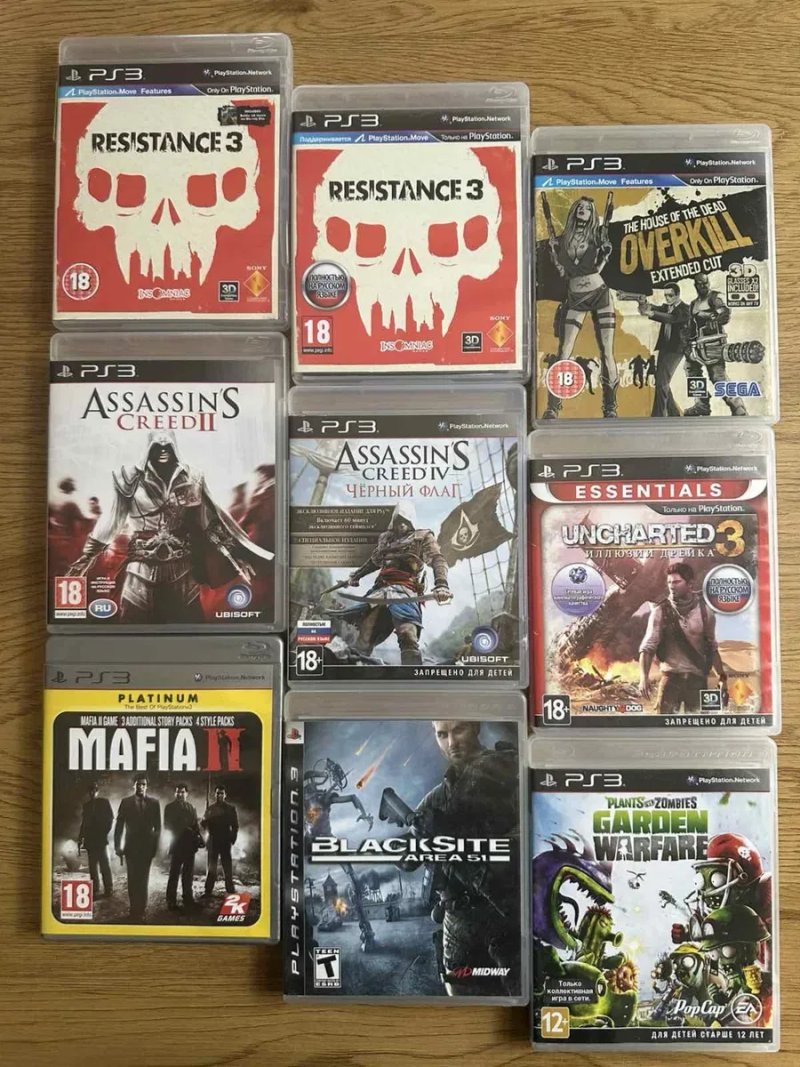 Sony PS3: Batman Spider Man, Iron Man Resistance Mafiia Risen Minecraft Terraria Angry Birds Hellboy Hulk Watchmen Disney Храбрая Сердцем, Uncharted — фото 2