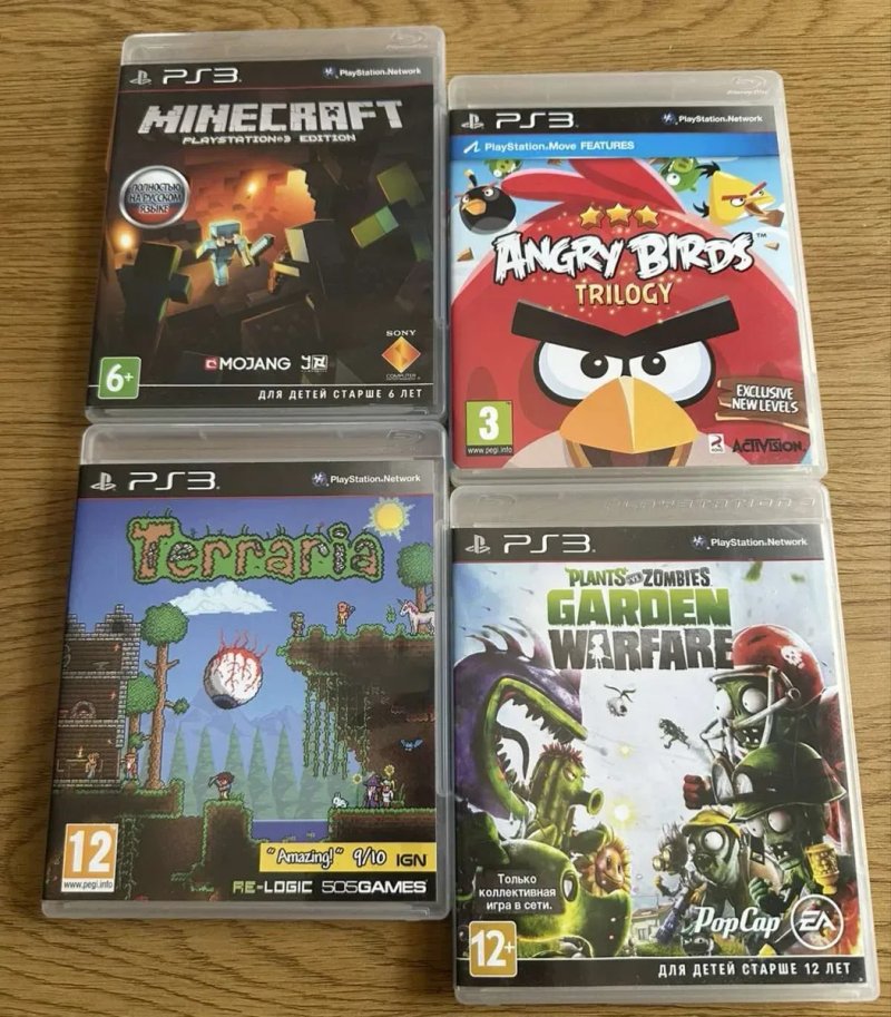 Sony PS3: Batman Spider Man, Iron Man Resistance Mafiia Risen Minecraft Terraria Angry Birds Hellboy Hulk Watchmen Disney Храбрая Сердцем, Uncharted — фото 6