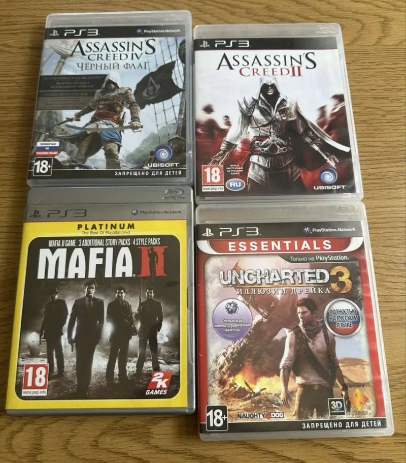 Sony PS3: Batman Spider Man, Iron Man Resistance Mafiia Risen Minecraft Terraria Angry Birds Hellboy Hulk Watchmen Disney Храбрая Сердцем, Uncharted — фото 8
