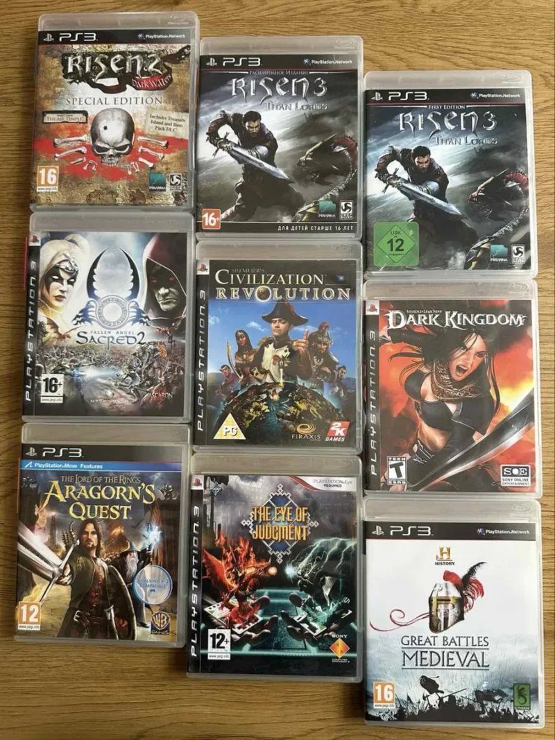 Sony PS3: Dante’s Inferno, God of War Diablo Dragon Age Castlevania Ninja Gaiden Dragon’s Dogma, SKYRIM OBLIVION,  ICO & Shadow of the Colossus — фото 6