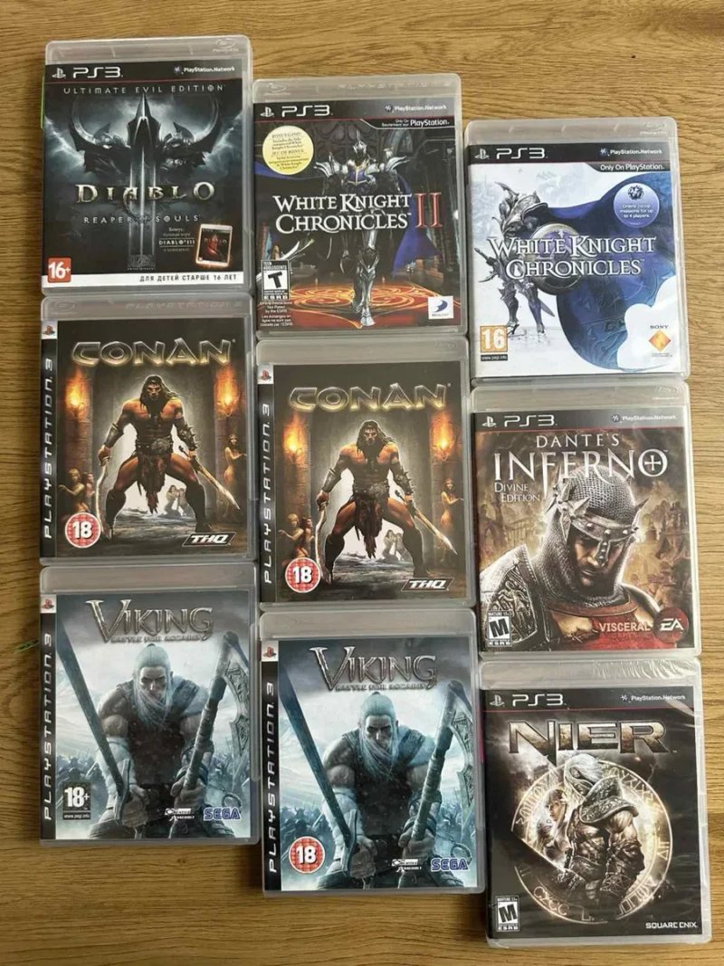 Sony PS3: Dante’s Inferno, God of War Diablo Dragon Age Castlevania Ninja Gaiden Dragon’s Dogma, SKYRIM OBLIVION,  ICO & Shadow of the Colossus — фото 8