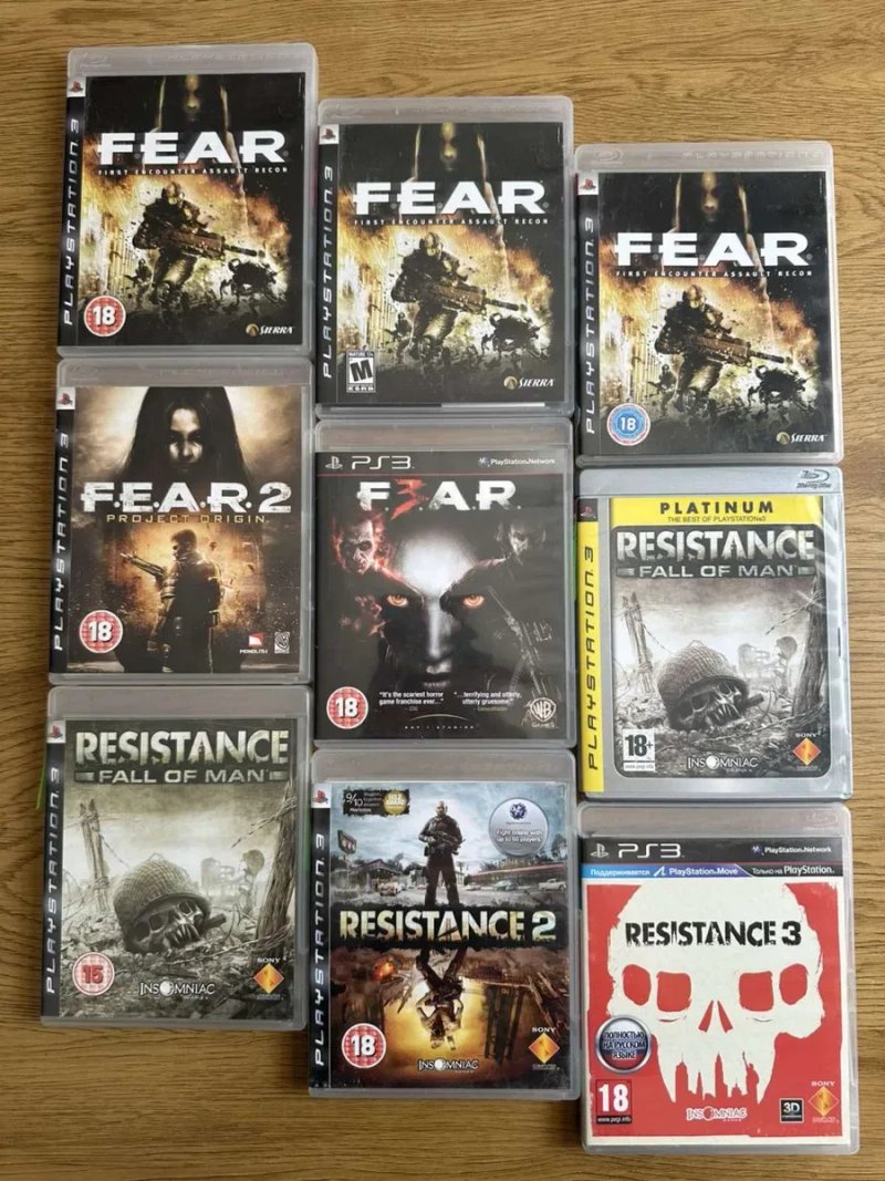 Sony PS3: Dead Space, FarCry FEAR Resistance Killzone Дурная Репутация Terminator Spider Man Batman Transformers — фото 3
