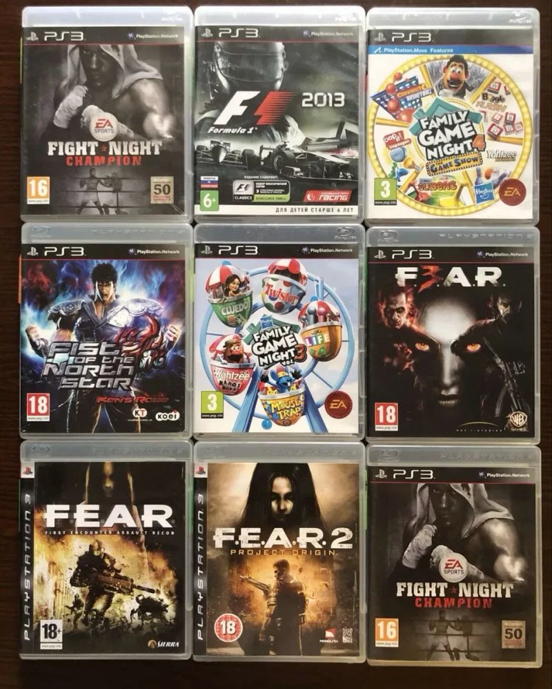 Sony PS3: Fallout 3 (російський), New Vegas, Форсаж FIFA 19 , FarCry Folklore FEAR Fight Night Champion, Formula 1, Fist of the North Star Ken’s Rage — фото 4