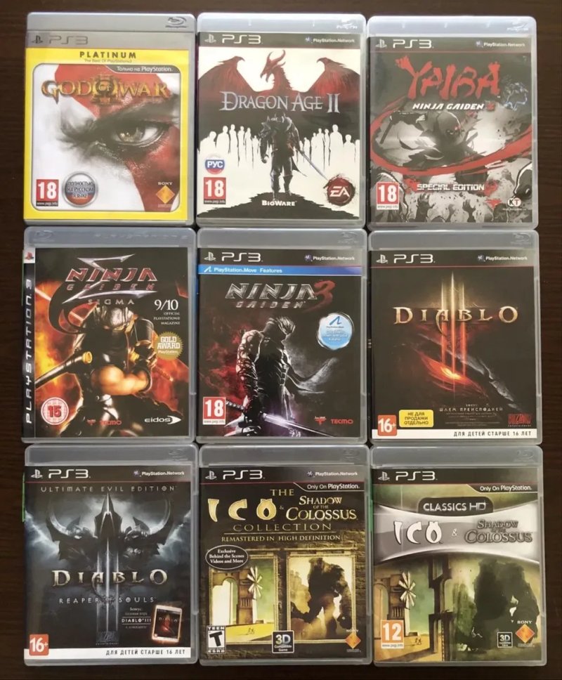 Sony PS3: Final Fantasy, Sly Cooper, Diablo The Simpsons Ninja Gaiden, Dragon Age, Dragom Dogma, Afro Samurai Nier Dantes Inferno SKYRIM — фото 3