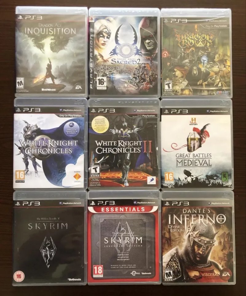 Sony PS3: Final Fantasy, Sly Cooper, Diablo The Simpsons Ninja Gaiden, Dragon Age, Dragom Dogma, Afro Samurai Nier Dantes Inferno SKYRIM — фото 4