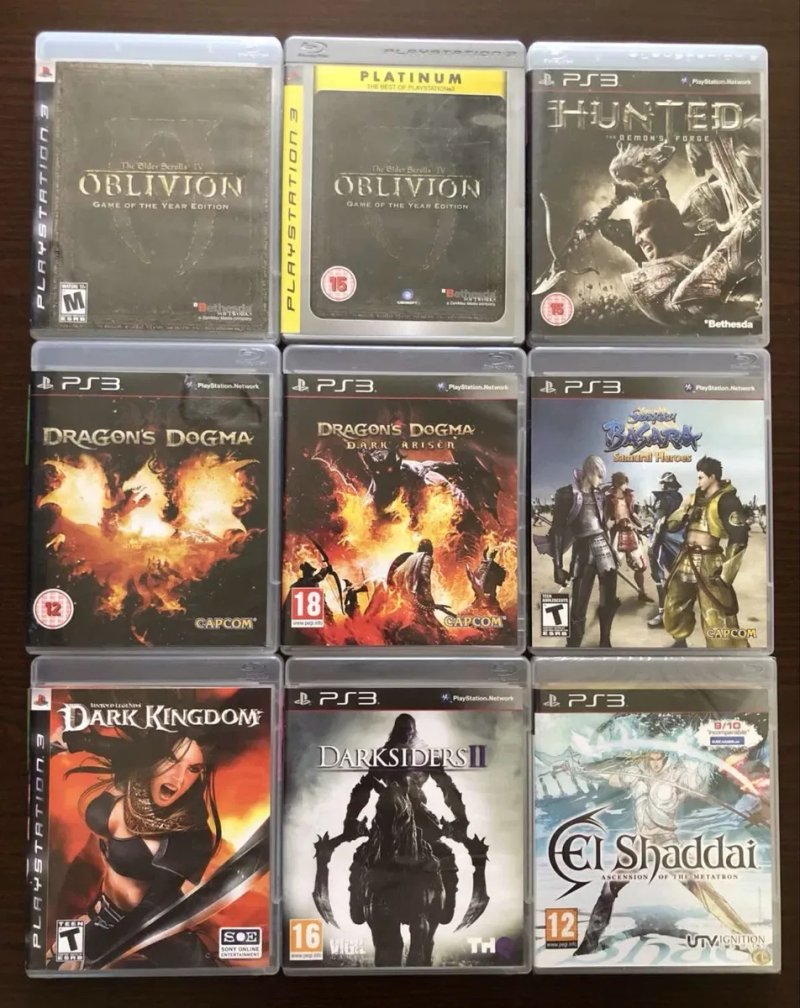 Sony PS3: Final Fantasy, Sly Cooper, Diablo The Simpsons Ninja Gaiden, Dragon Age, Dragom Dogma, Afro Samurai Nier Dantes Inferno SKYRIM — фото 5