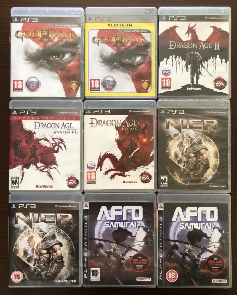 Sony PS3: Final Fantasy, Sly Cooper, Diablo The Simpsons Ninja Gaiden, Dragon Age, Dragom Dogma, Afro Samurai Nier Dantes Inferno SKYRIM — фото 6
