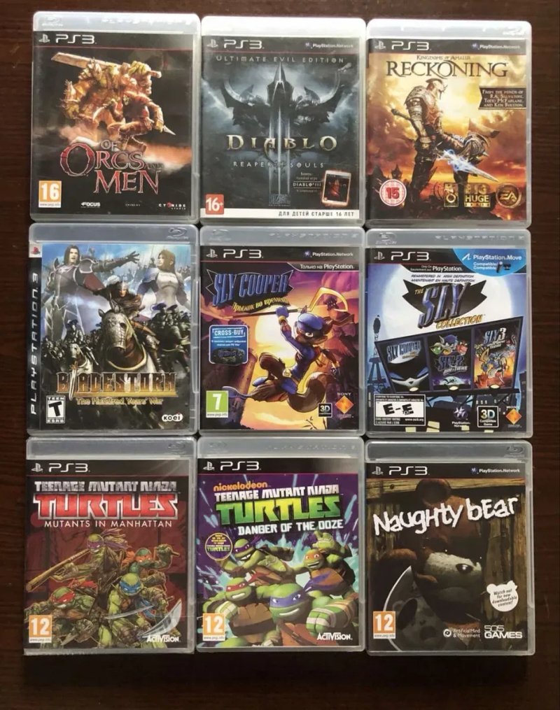 Sony PS3: Final Fantasy, Sly Cooper, Diablo The Simpsons Ninja Gaiden, Dragon Age, Dragom Dogma, Afro Samurai Nier Dantes Inferno SKYRIM — фото 8