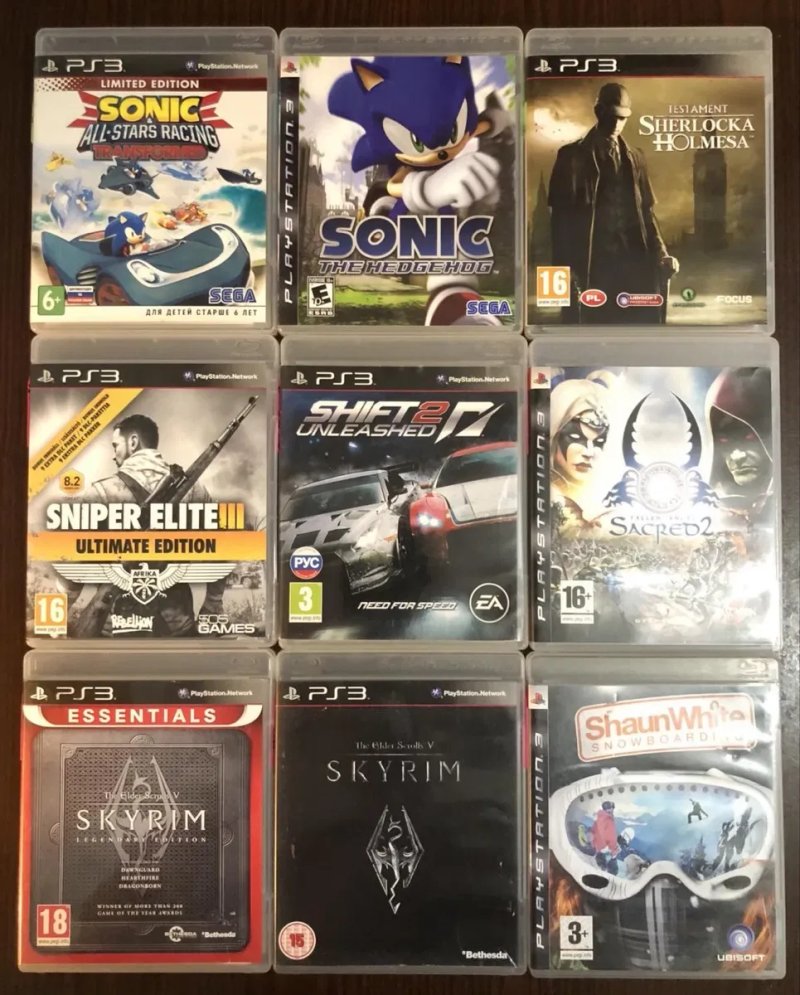 Sony PS3: Saw Simpsons Sonic SKYRIM Spider-man Tekken Terminator Тачки Turok Turtles Sly Cooper, Spec Ops The Line, TopGun Tomb Raider, Syndicate — фото 4