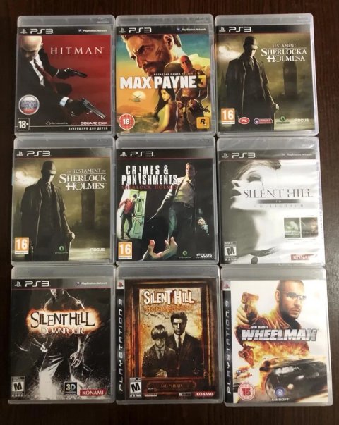 Sony PS3: Silent Hill Одни из Нас Fallout Max Payne, FarCry Riddick Assassins Creed Изгой, Черный Флаг, Братство Крови, Откровения Hitman За Гранью