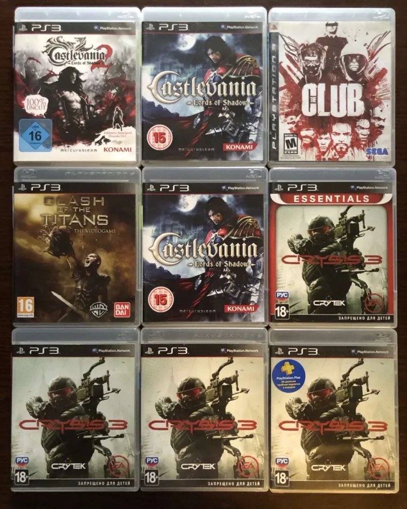 Sony PS3: Спайро Castlevania Captain America Call of Juarez Каратель, Снайпер Воин-Призрак, Crysis Call of Duty, Скрежет Металла Blur Okami Bayonetta — фото 3