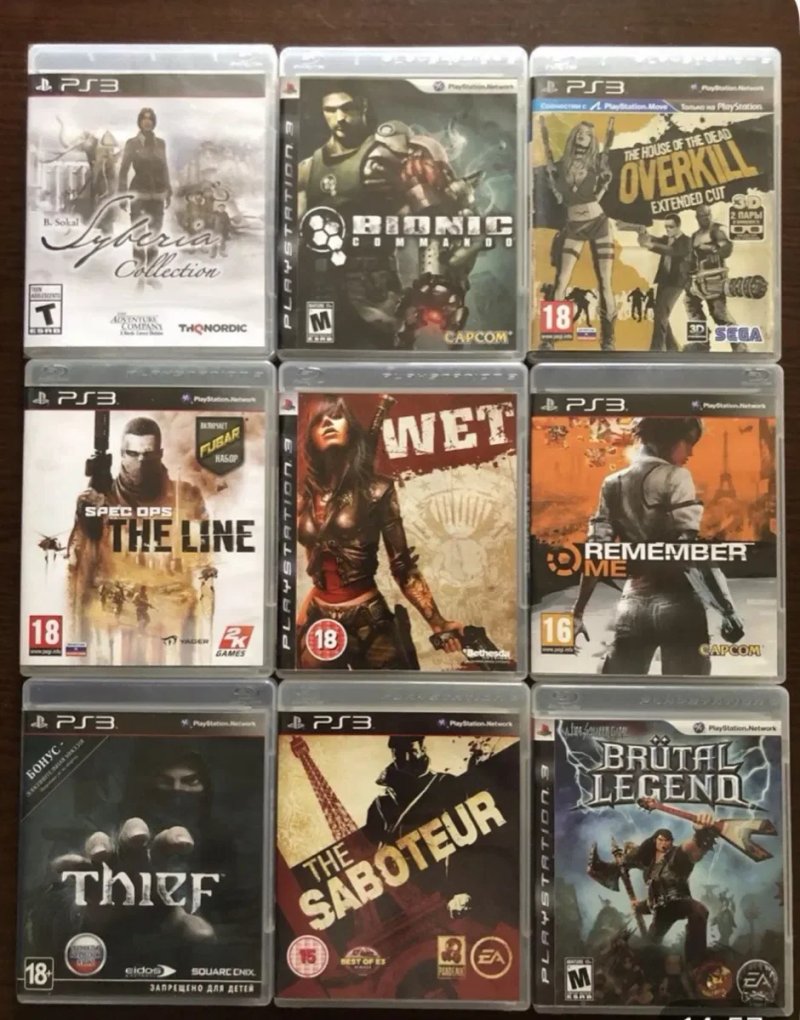Sony PS3: Splatterhouse Wolfenstein Metal Gear Solid, Mafia, Yakuza Dead Space, Ninja Gaiden, Bayonetta Prototype Saboteur Siren Blood Curse — фото 7