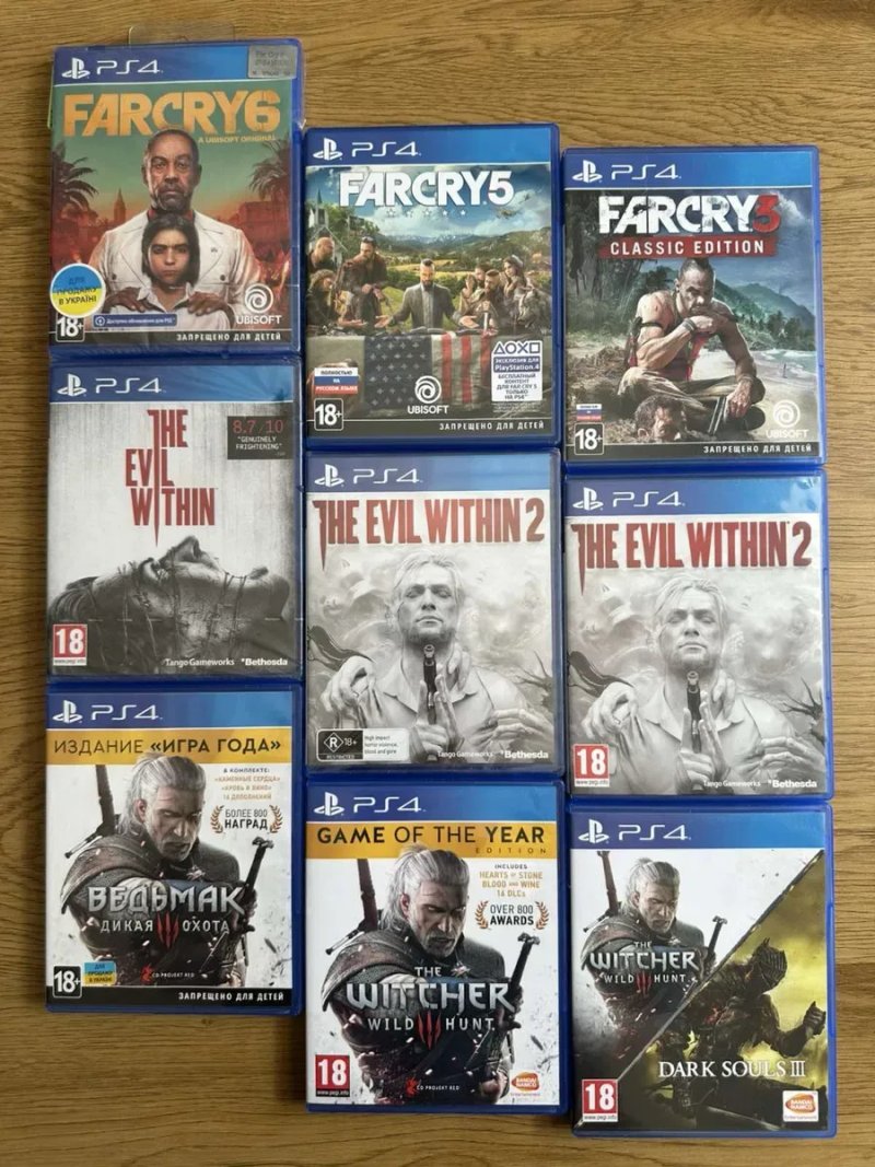 Sony PS4/PS5: Dark Souls, Ведьмак 3 Дикая Охота FarCry Безумцы Это Ты, Evil Within Lies of P, Baldurs Gate, Final Fantasy Castlevania Nier Automata — фото 3