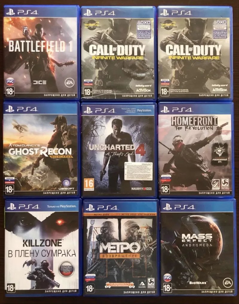 Sony PS4/PS5: Метро Возвращение, Killzone Ведьмак 3 Дикая Охота, Assassins Creed Истоки, Изгой, Bloodborne GOTY Hellblade MadMax Call of Duty — фото 2