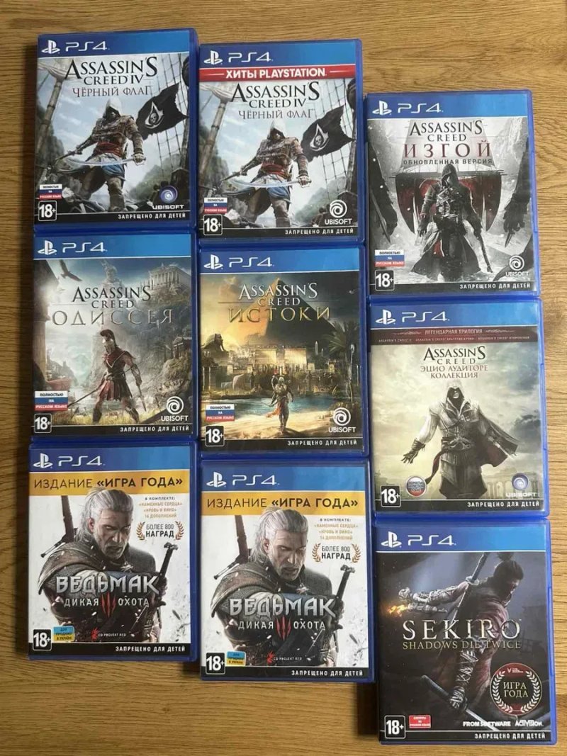 Sony PS4: Resident Evil, FarCry Doom Fallout Tomb Raider, Need for Speed, Assassins Creed Черный Флаг, Изгой, Ведьмак Дикая Охота Sekiro Metro — фото 3