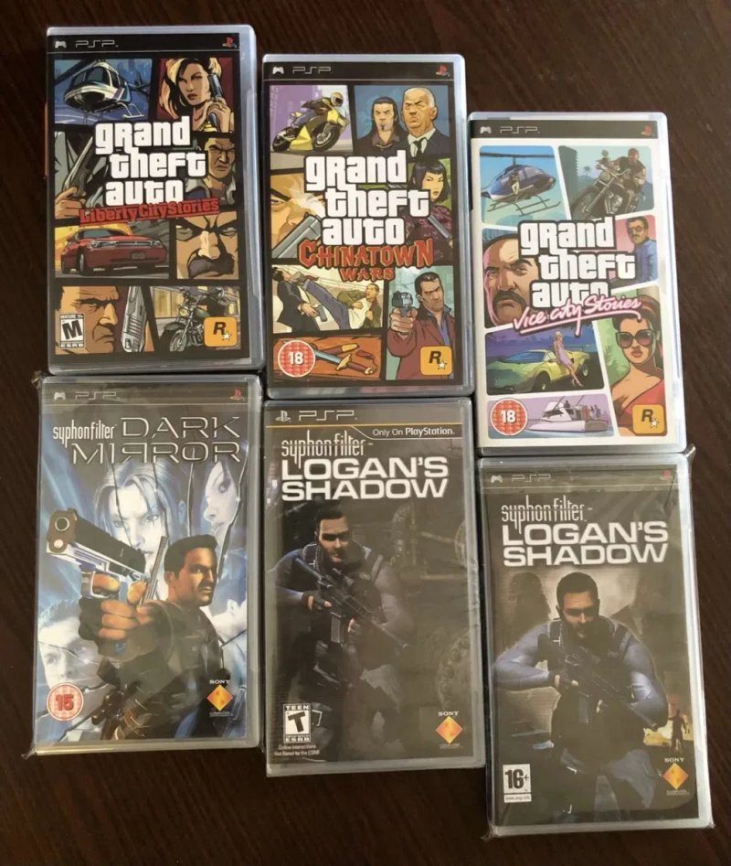 Sony PSP: GTA Liberty City, Chinatown Wars, Vice City Stories, God of War Призрак Спарты, Гарри Поттер Final Fantasy GranTurismo Hellnboy Castlevania — фото 8