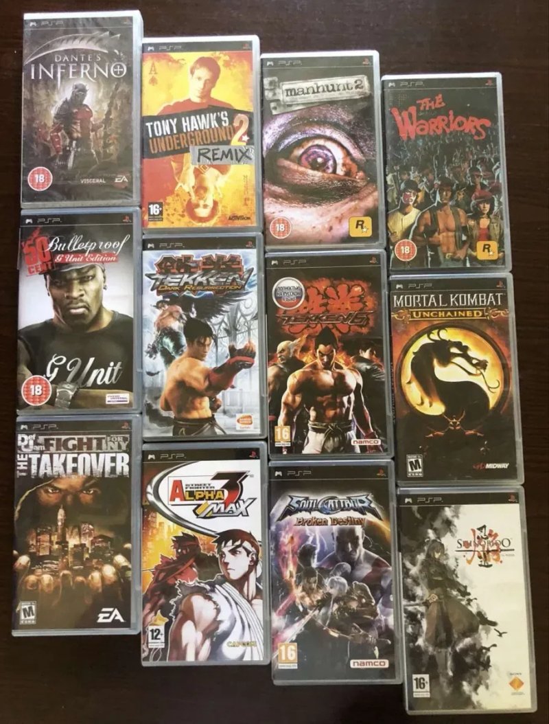 Sony PSP: Silent Hill, God of War Catlevania GTA Chinatown Wars, Liberty City Stories, Vice City Stories, Final Fantasy, Manhunt 2, Mortal Kombat — фото 2