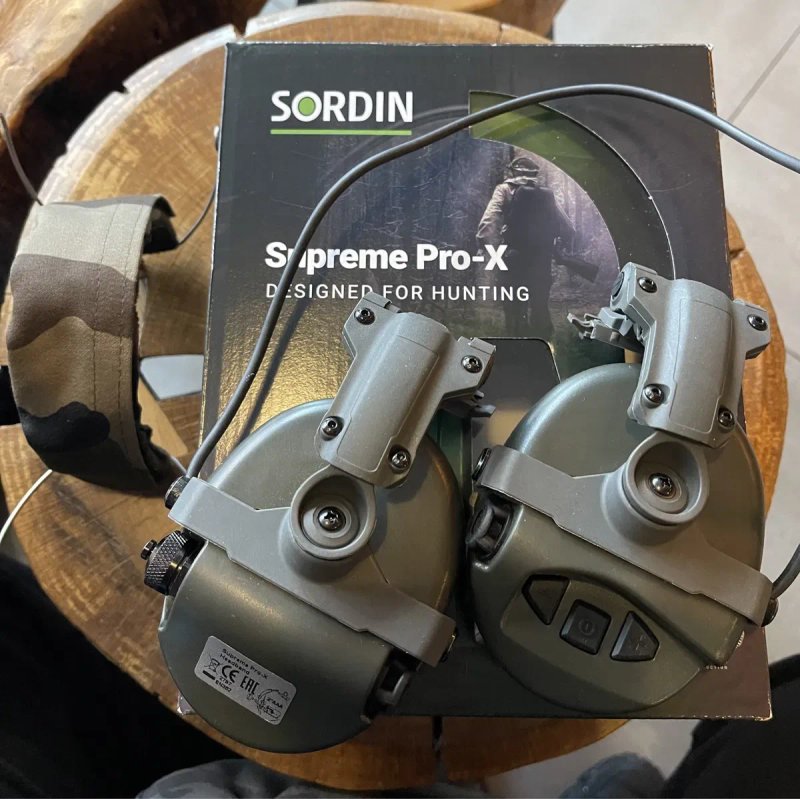 Sordin Supreme Pro X + кріплення + Gel амбушюри‼️ Активні навушники — фото 4