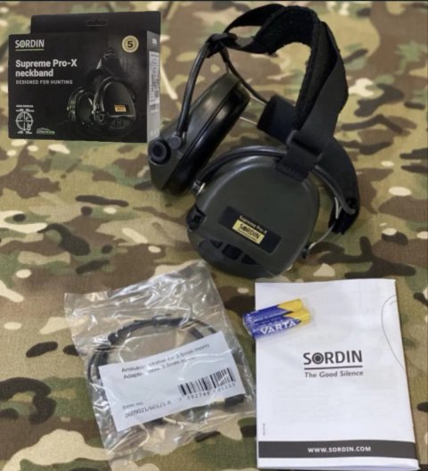 SORDIN SUPREME PRO-X NECKBAND Військові навушники під шолом‼️