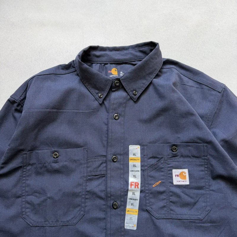 Сорочка  Carhartt FR Force Loose Fit Lightweight Long-Sleeve Button-Front Shirt (артикул: 104138) XL — фото 2