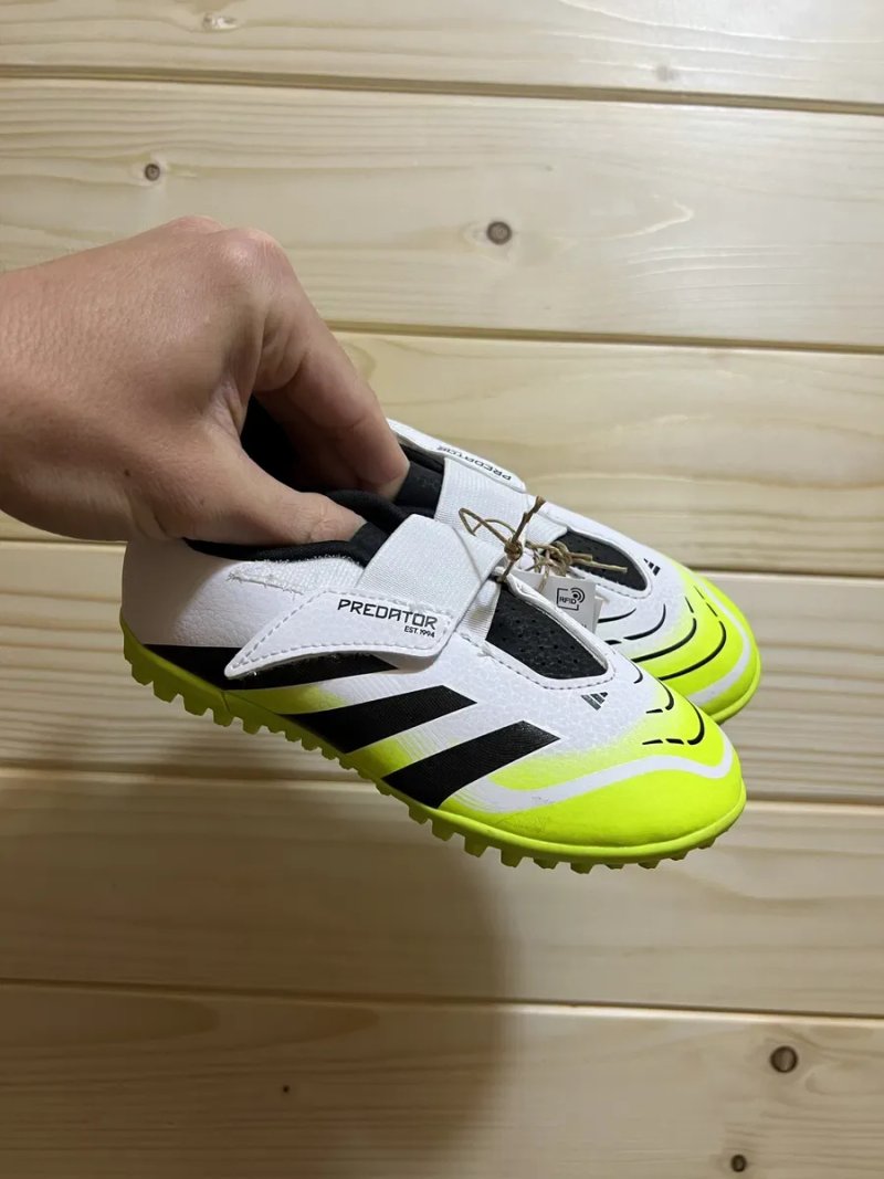 Сороконожки бутси копи футзалки дитячі Adidas Predator Club опт роздріб — фото 3