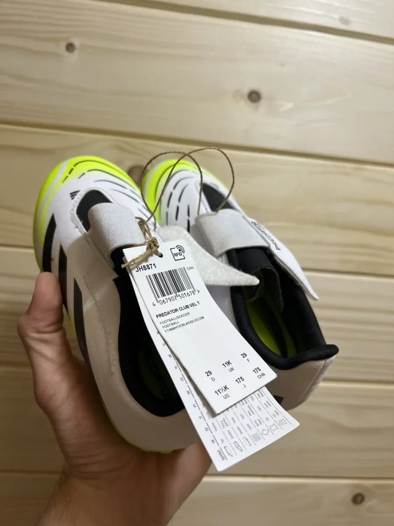 Сороконожки бутси копи футзалки дитячі Adidas Predator Club опт роздріб — фото 8