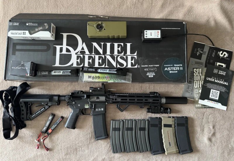 Specna Arms Daniel Defense RIS III 10,5” SA-P27 Prime Aster II ETU Black — фото 2