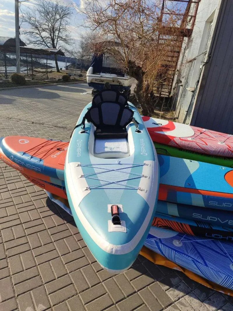 Spinera Adriatic 430 Байдарка 2 шари надувной КАЯК сап sup board дошка SUP 2 шари слоя САП доска надувна Stand Up Paddle board борд SUB SAP надувная — фото 2