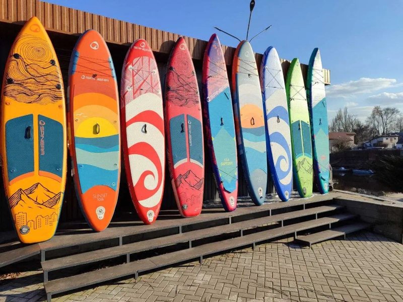 Spinera Adriatic 430 Байдарка 2 шари надувной КАЯК сап sup board дошка SUP 2 шари слоя САП доска надувна Stand Up Paddle board борд SUB SAP надувная — фото 3