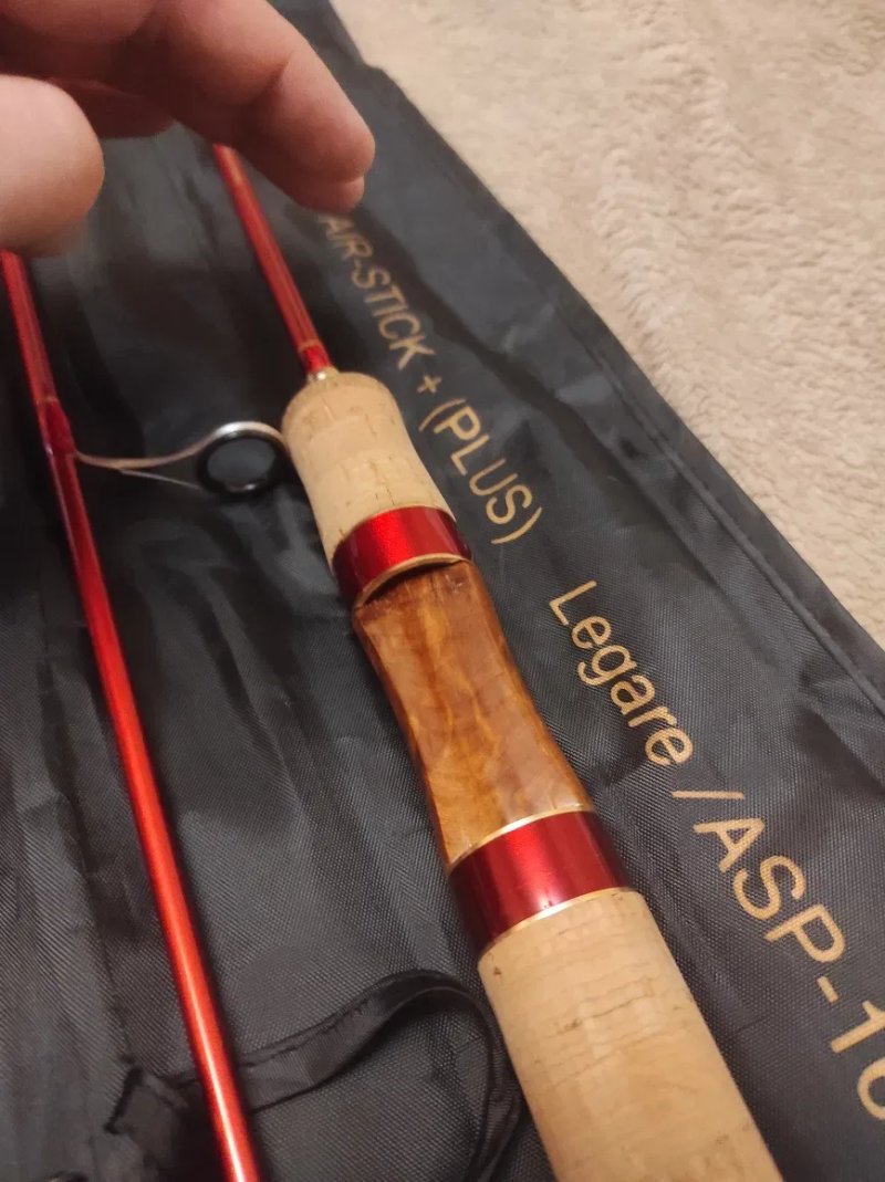 спінінг  легендарний ультра лайтовий тревел Mukai Air-Stick+ Legare ASP-1604UL — фото 2