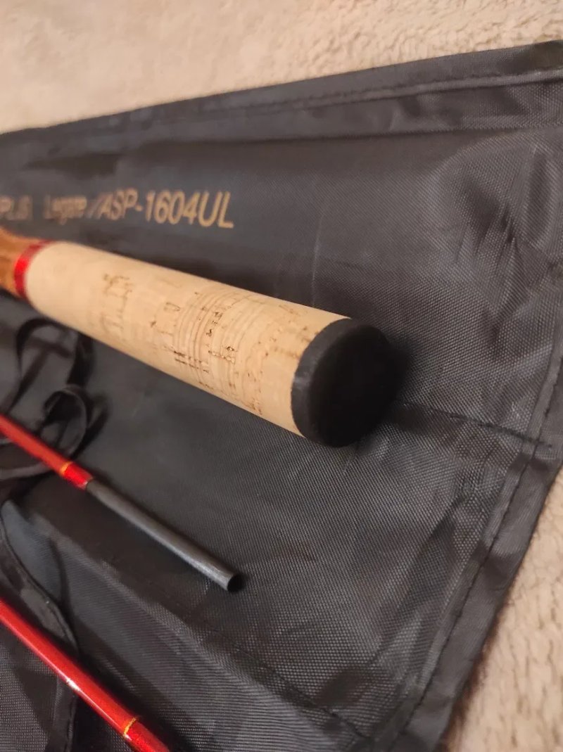 спінінг  легендарний ультра лайтовий тревел Mukai Air-Stick+ Legare ASP-1604UL — фото 6