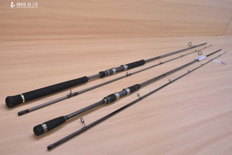 Спінінги: TICT SRAM EXR-57S-sis та 66T-sis, Gamakatsu Luxxe Coastline AJ S66ML, Xesta Black Star 2nd-S57, EverGreen, Major Craft CRX-902, Alpha Tackle — фото 2