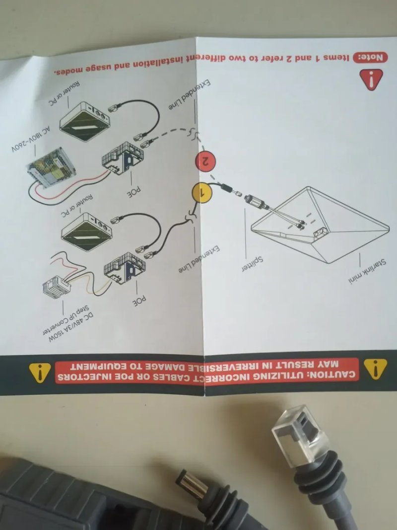 Сплітер  для Starlink mini+ 150w POE інжектор — фото 3