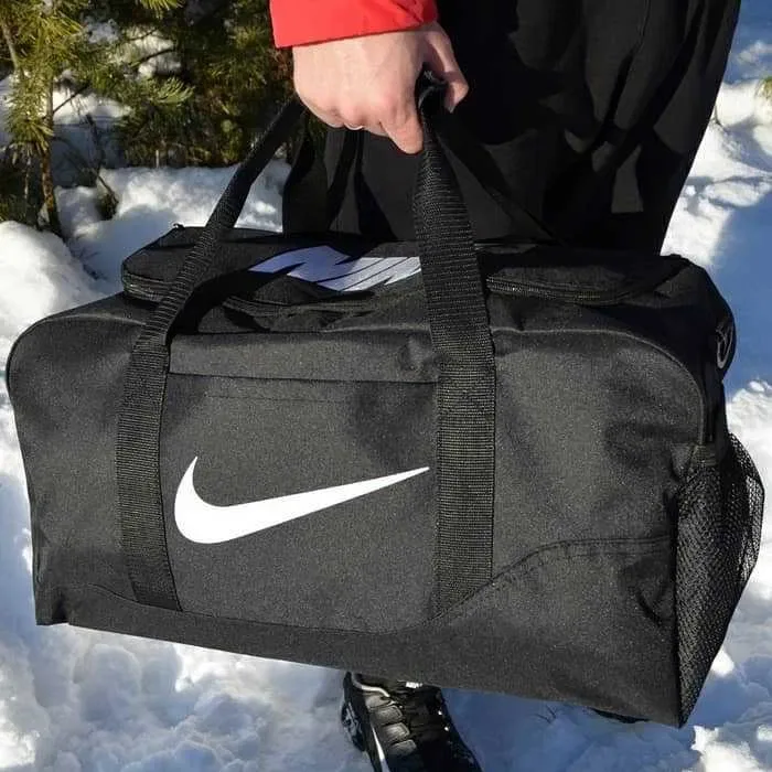 Спортивна дорожня сумка Nike / Найк чорна, для спорту, залу, тренувань — фото 5