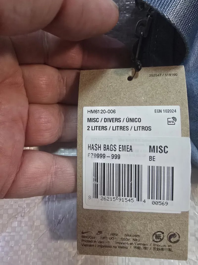 Спортивна сумка на пояс бананка Nike NK AURA WAISTPACK — фото 4