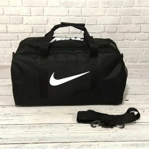Спортивная дорожная черная сумка Nike / сумка мужская в спортзал