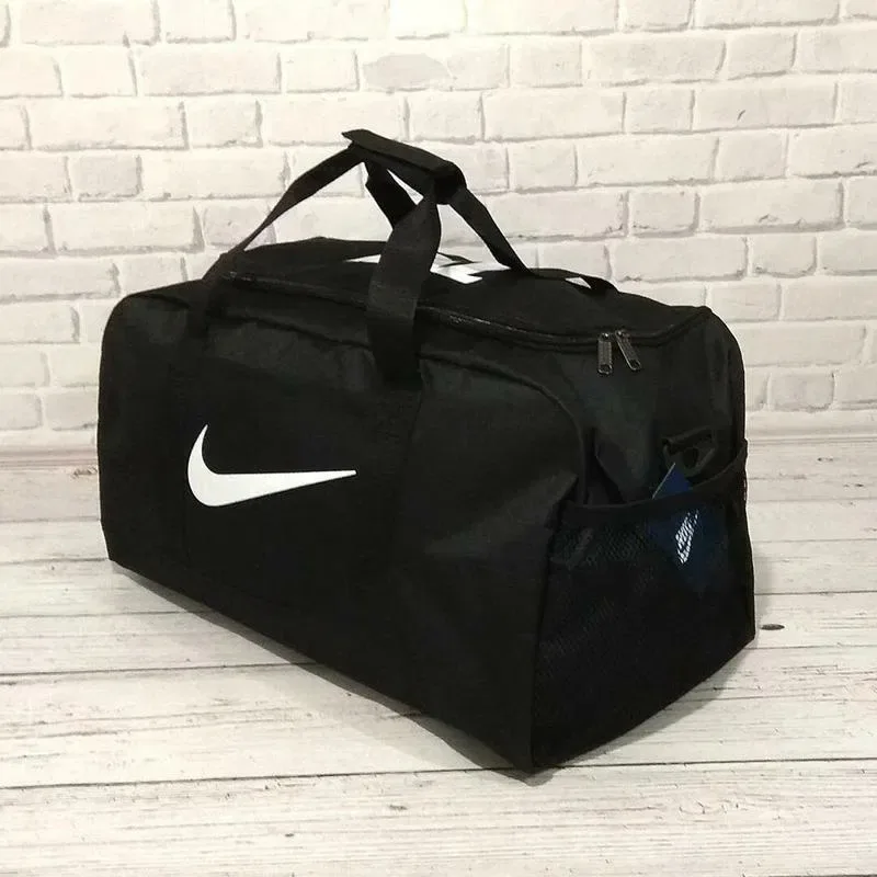 Спортивная дорожная черная сумка Nike / сумка мужская в спортзал — фото 3