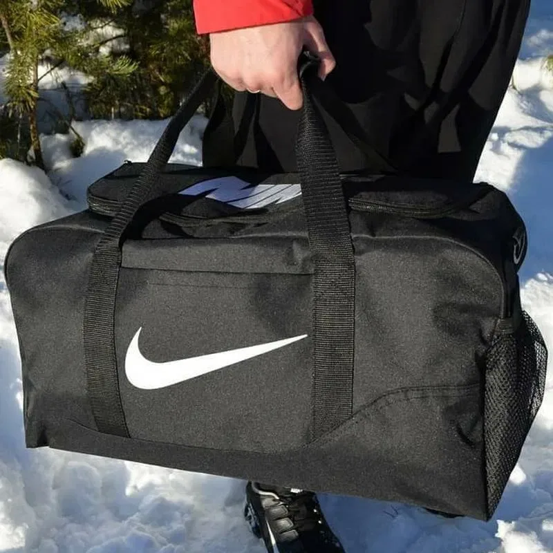 Спортивная дорожная черная сумка Nike / сумка мужская в спортзал — фото 6