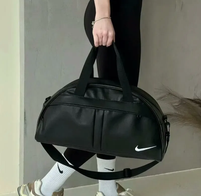 Спортивная сумка Nike эко кожа / сумка женская в спортзал — фото 2