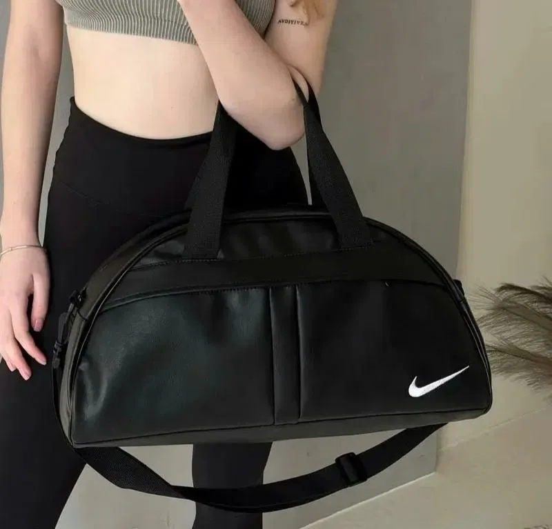 Спортивная сумка Nike эко кожа / сумка женская в спортзал — фото 3