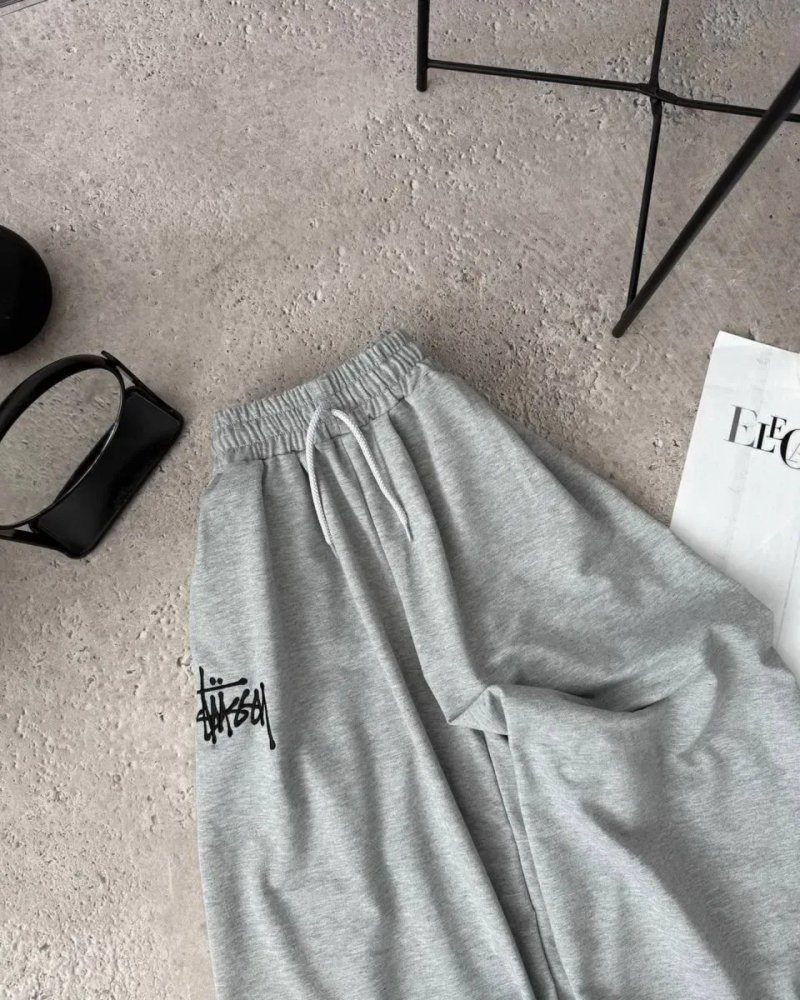 Спортивні штани оверсайз з вишитим логотипом Stussi, Стуси Oversize — фото 5