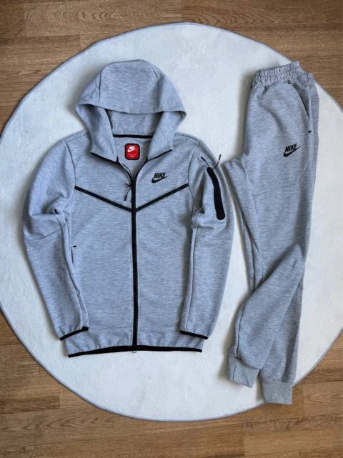 Спортивний чоловічий костюм Nike розмір L XL Сірий чоловічий костюм Найк розмір Л ХЛ