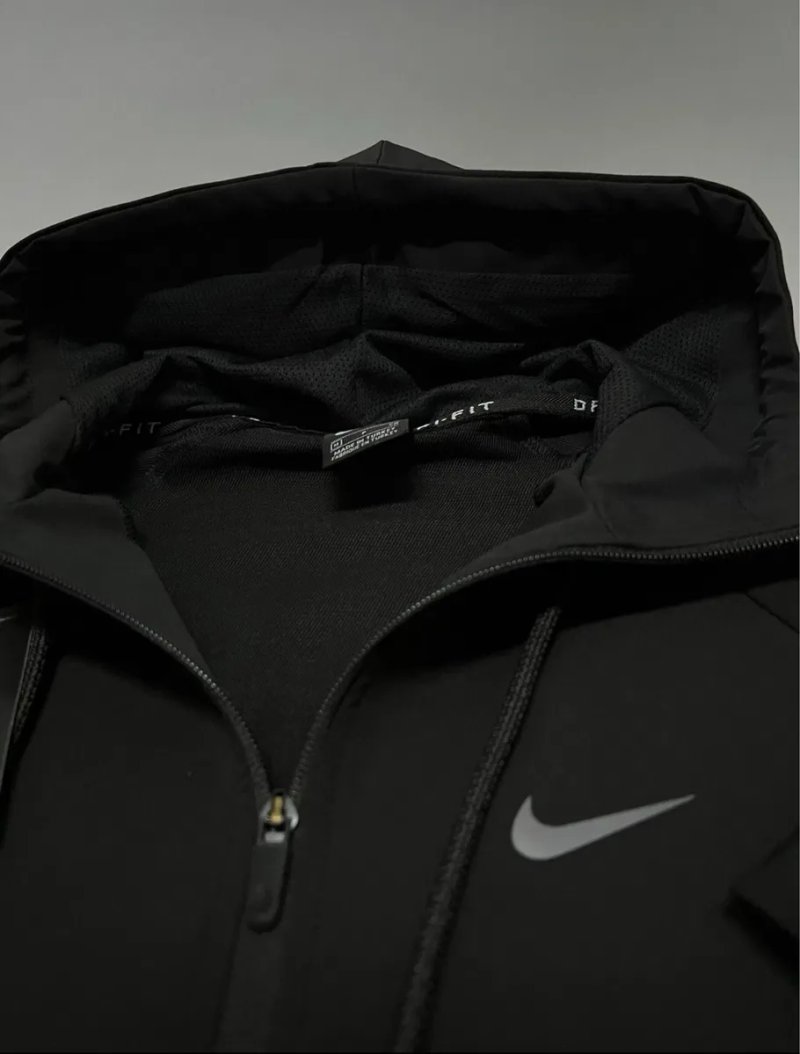 Спортивний костюм Nike чоловічий чорний | Тканина Double Drop | S-2XL — фото 3