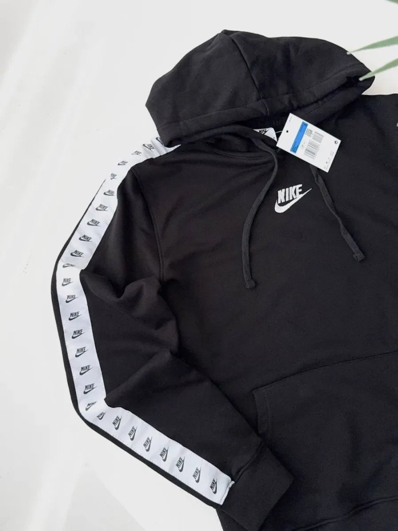 Спортивний костюм Nike на лампасах чорний/ чоловічий костюм найк тепли — фото 3