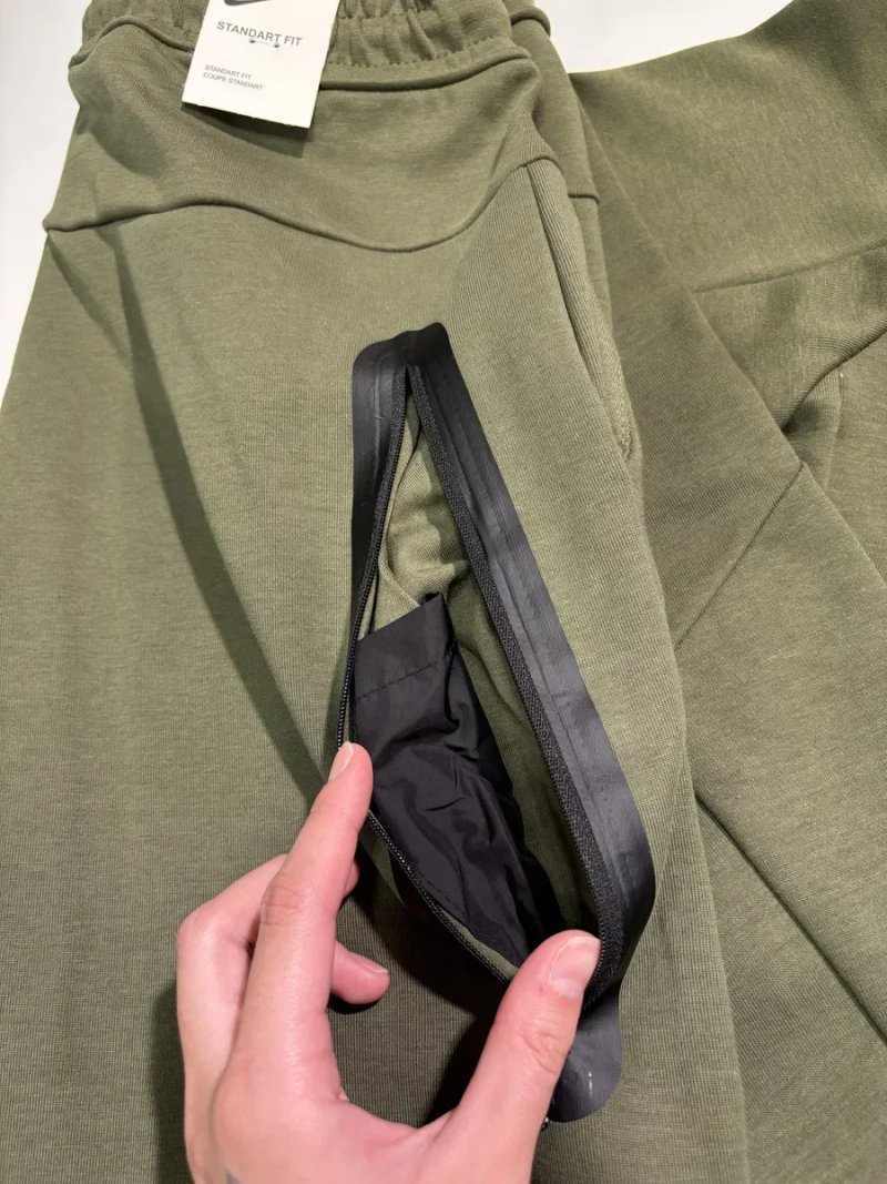 Спортивний костюм Nike Tech Fleece хакі / найк теч фліс — фото 4